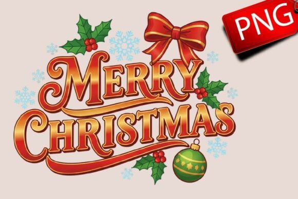 Merry Christmas Png: Festive Illustrations for Blogs
