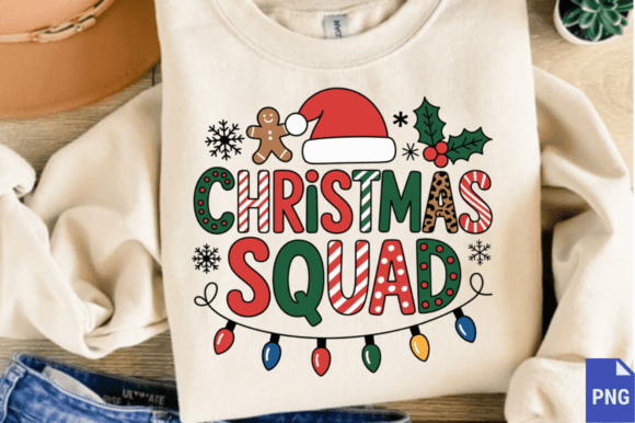 Review: Christmas Squad Family Crew Xmas PNG Illustrations
