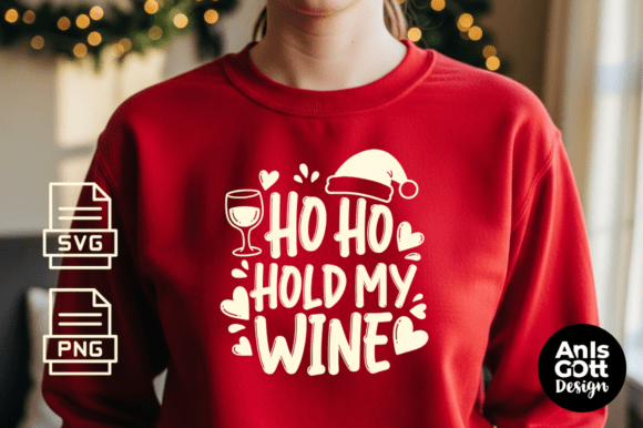 Review: Ho Ho Hold My Wine SVG for Holiday Stitching