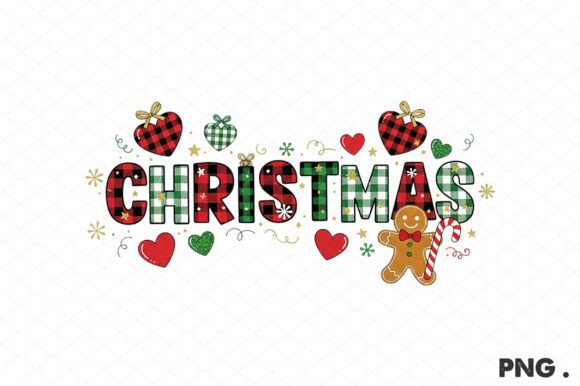 Reviewing Christmas Love Gingham Illustrations