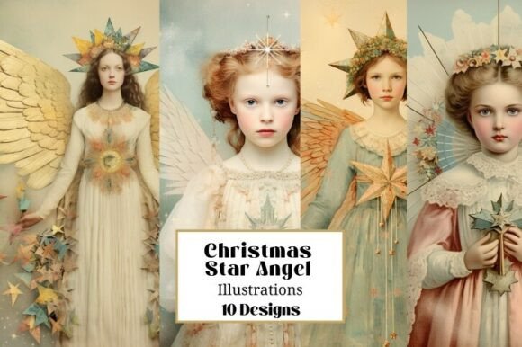 Reviewing Christmas Star Angel Illustrations