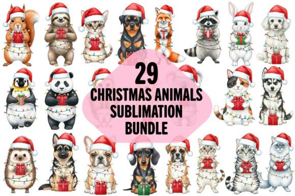 Reviewing the Christmas Animals Sublimation PNG Bundle