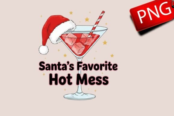 Santa’s Hot Mess PNG: Glitter Illustrations Review