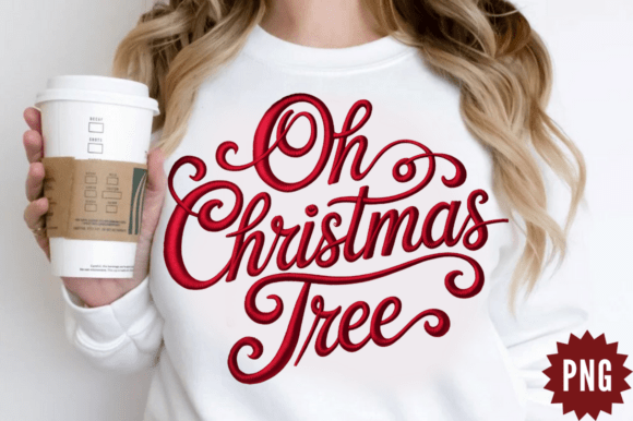 Vintage Christmas Tree PNG Design & Illustrations