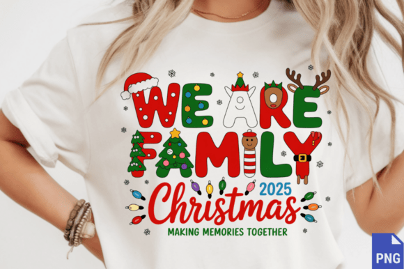 We Are Family Christmas 2025 PNG: Festive Illustrations