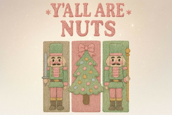 Y’all Are Nuts Crochet Christmas PNG: Illustrations Review